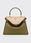 Fendi Peekaboo Iseeu Medium Leather Bag In Olive