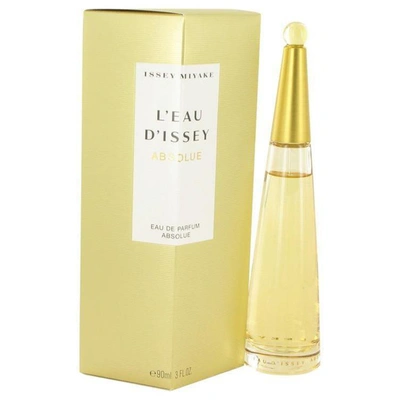 Issey Miyake Royall Fragrances L'eau D'issey Absolue By  Eau De Parfum Spray 3 oz