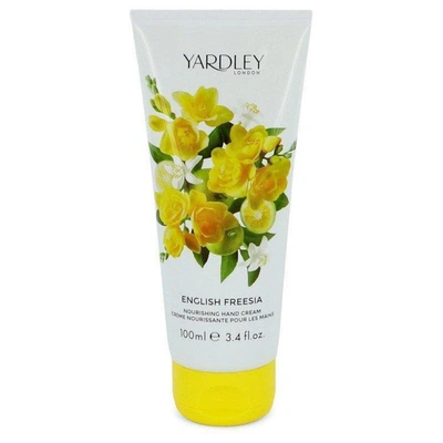 Yardley London English Freesia By  Hand Cream 3.4 oz
