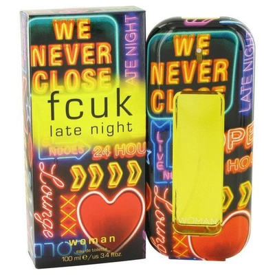 French Connection Fcuk Late Night By  Eau De Toilette Spray 3.4 oz