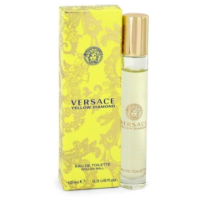 Versace Royall Fragrances  Yellow Diamond By  Mini Edt Rollerball  .3 oz