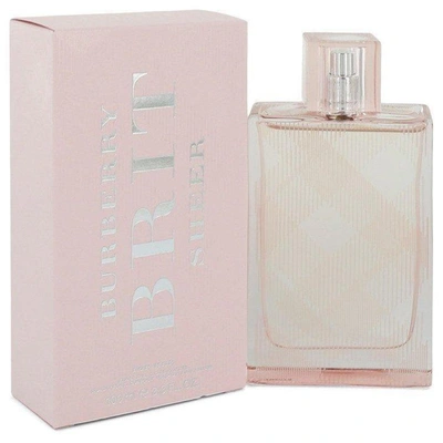 Burberry Brit Sheer By  Eau De Toilette Spray 3.4 oz