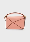 Loewe Puzzle Mini Classic Satchel Bag In Blossom