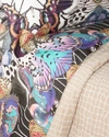 Roberto Cavalli Flying Wings King Fitted Sheet In White