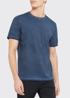 Theory Men's Precise Solid Cotton Short-sleeve Shirt In Basalt