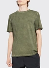 Theory Men's Precise Solid Cotton Short-sleeve Shirt In Hunt