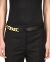 GIVENCHY 20MM MID-CHAIN LEATHER BELT,PROD165520131