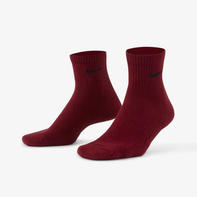 Nike Everyday Plus Cushioned Training Ankle Socks In Multi-color