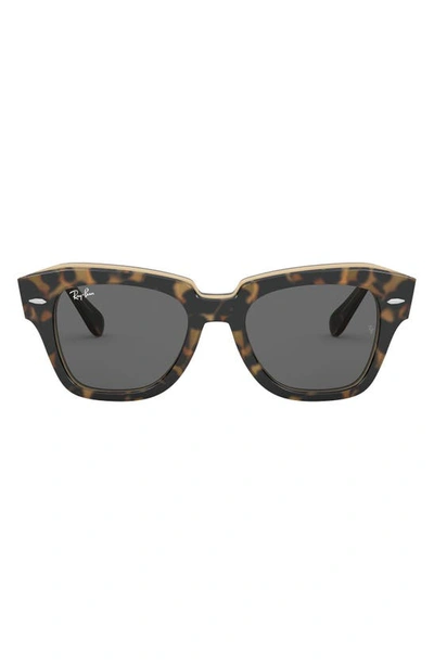 Ray Ban 52mm Square Sunglasses In Havana