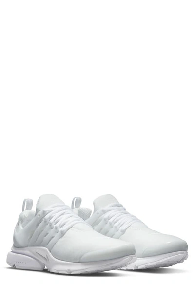 Nike Men's Air Presto Casual Sneakers From Finish Line In White/grey