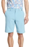 Travismathew Beck Stretch Performance Shorts In Mediterranean Blue