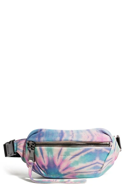 Aimee Kestenberg Milan Leather Belt Bag In Sprial Tie Dye