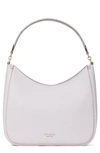 Kate Spade Roulette Large Leather Hobo Bag In Lilac Moonlight