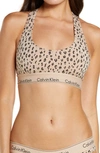 CALVIN KLEIN MODERN COTTON COLLECTION COTTON BLEND RACERBACK BRALETTE,F3785