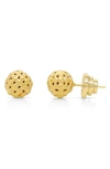 Dean Davidson Weave Ball Stud Earrings In Gold