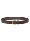 The Row Women's Classic Leather Belt In Mocha