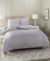 Nestl Bedding Neslt Super Soft Double Brushed Microfiber 3 Pc. Duvet Cover Set, King In Gray Lavender