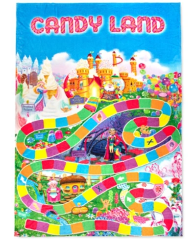 Hasbro Candy Land Game Blanket Bedding In Candy Land
