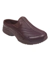 Easy Spirit Women's Travel Time Slip-on Walking Mules In Deep Vine