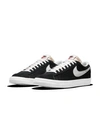 Nike Men's Blazer Low 77 Suede Casual Sneakers From Finish Line In Black, White