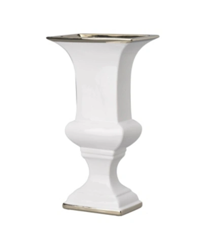 Ab Home Elliette Decorative Urn In White