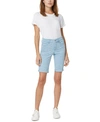 Nydj Briella Printed Denim Shorts With Roll Cuffs In Zen Zebra