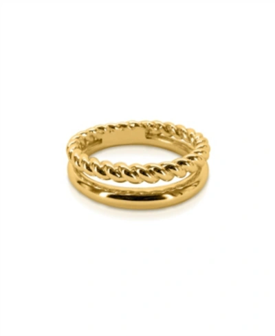 Oma The Label Phoenix Ring In Gold-tone