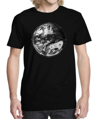 Beachwood Men's Clockwork Earth Graphic T-shirt In Black