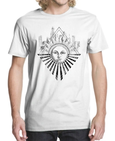 Beachwood Men's Sunburst Graphic T-shirt In White