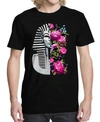 Buzz Shirts Men's Tut Slice Rose Graphic T-shirt In Black