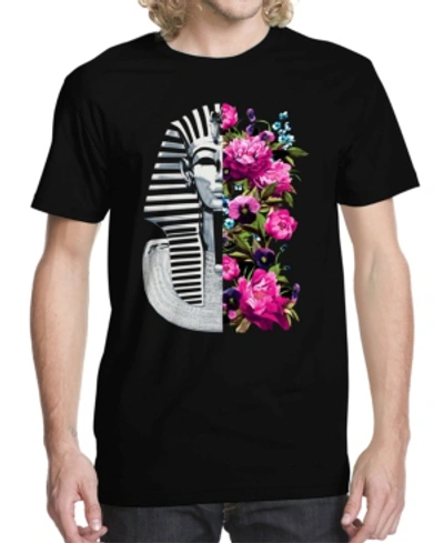 Buzz Shirts Men's Tut Slice Rose Graphic T-shirt In Black