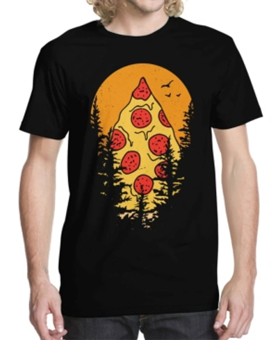 Buzz Shirts Men's Mount Pizza Graphic T-shirt In Black