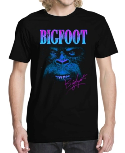Buzz Shirts Men's Bigfoot Washington Graphic T-shirt In Black