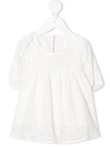 ZIMMERMANN BRODERIE-ANGLAISE SMOCKED BLOUSE