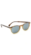 Oliver Peoples Finley Esq. 51 Acetate Sunglasses, Brown Tortoise In Vbtg/indigo Photochromatic