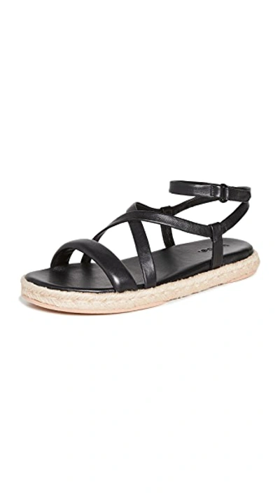 Vince Women's Smith Strappy Espadrille Sandals In Black