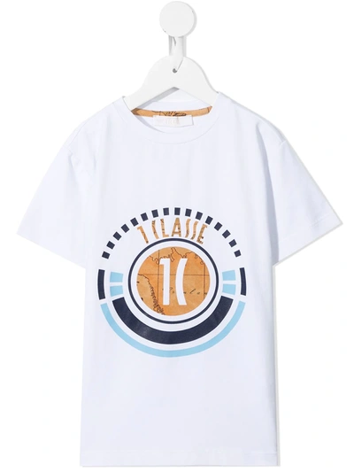 Alviero Martini Kids' Graphic-print T-shirt In White