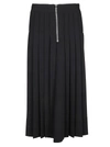 CALVIN KLEIN CALVIN KLEIN ZIP DETAIL PLEATED MIDI SKIRT