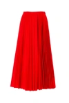 VALENTINO VALENTINO PLEATED MIDI SKIRT