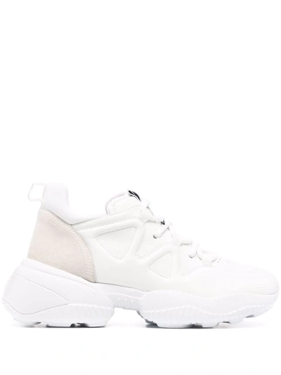 Hogan Interaction Low-top Sneakers In Weiss