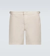 ORLEBAR BROWN BULLDOG COTTON TWILL SWIM SHORTS,P00545888