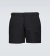 Orlebar Brown Bulldog Bonded-seams Swim Shorts In Black