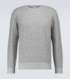 BRUNELLO CUCINELLI CABLE KNITTED CASHMERE jumper,P00580826