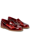 CHRISTIAN LOUBOUTIN MOCALAUREAT LEATHER LOAFERS,P00579164