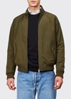 Baracuta High-neck Flap-pockets Windbreaker In Beech