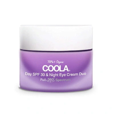 Coola Full Spectrum 360 Day Spf 30 & Night Organic Eye Cream Duo In N,a
