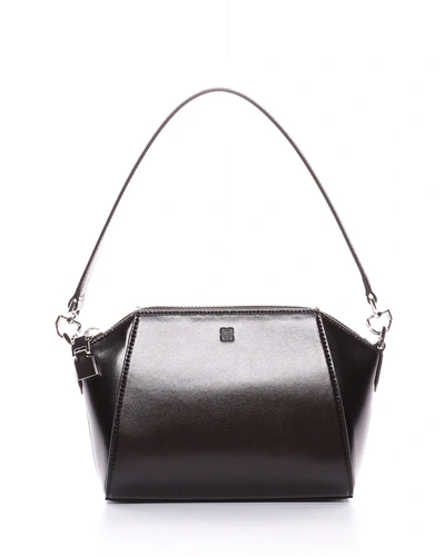 Givenchy Extra Small Antigona Leather Shoulder Bag In Black