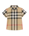 Burberry Vintage Check Cotton Shirt In Archive Beige Ip