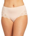 Fleur't Belle Epoque Lace-trim Briefs In Champagne