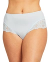 Fleur't Belle Epoque Lace-trim Briefs In Heaven